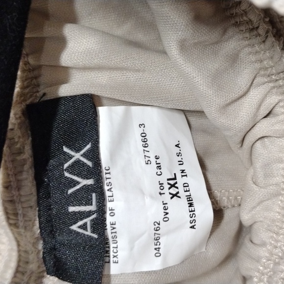 Alyx Pants Gauzy Stretchy Waist Wide Leg Size XXL - Picture 2 of 12